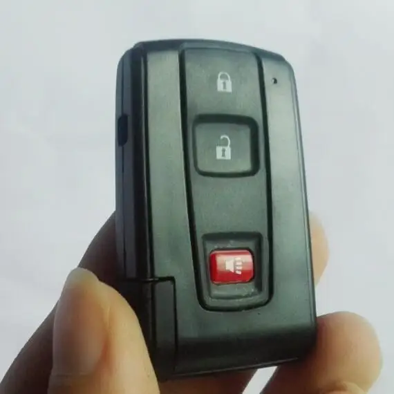 Чехол для смарт ключей с дистанционным управлением 2 + 1 кнопки брелок Toyota 2004 2009 Prius