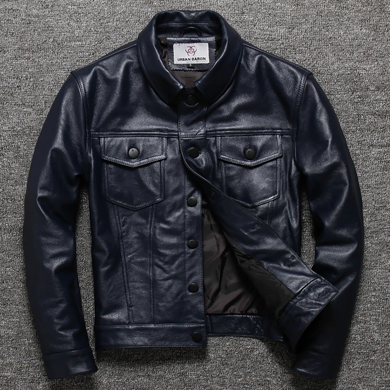 YR!. Распродажа. Мужская теплая куртка из натуральной кожи. Крутая ...