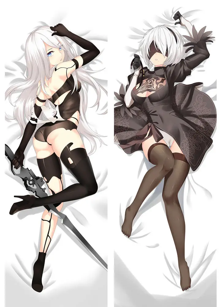Октября обновление Аниме Dakimakura НИР: автоматы YoRHa 2B тело наволочка Чехол