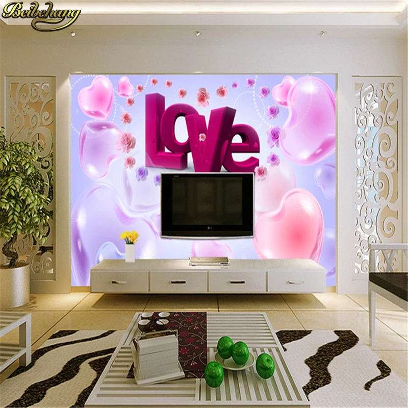 love Modern Luxury wallpaper for living room wall mural papel de parede 3d photo wallpaper contact paper bedroom wall paper roll