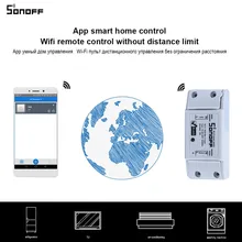 Sonoff переключатель Wi-Fi Универсальный Умный дом автоматизации модуль таймера diywireless выключатель дистанционного управления через IOS Android 25