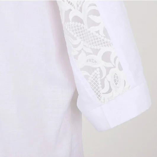 Большой Размеры 3XL летние женские белые топы Для женщин блузка Мода Весна Повседневное рукава «летучая мышь» рубашки женские топы Hots T82803A