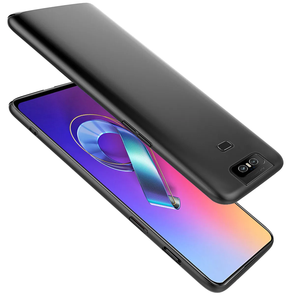 Для Asus Zenfone 6 ZS630KL задний Чехол тонкий мягкий ТПУ противоударный чехол для