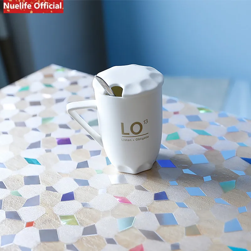 

Irregular small stone 3D pattern anti-mold anti-UV glass film sunscreen insulation table film office privacy pvc window film