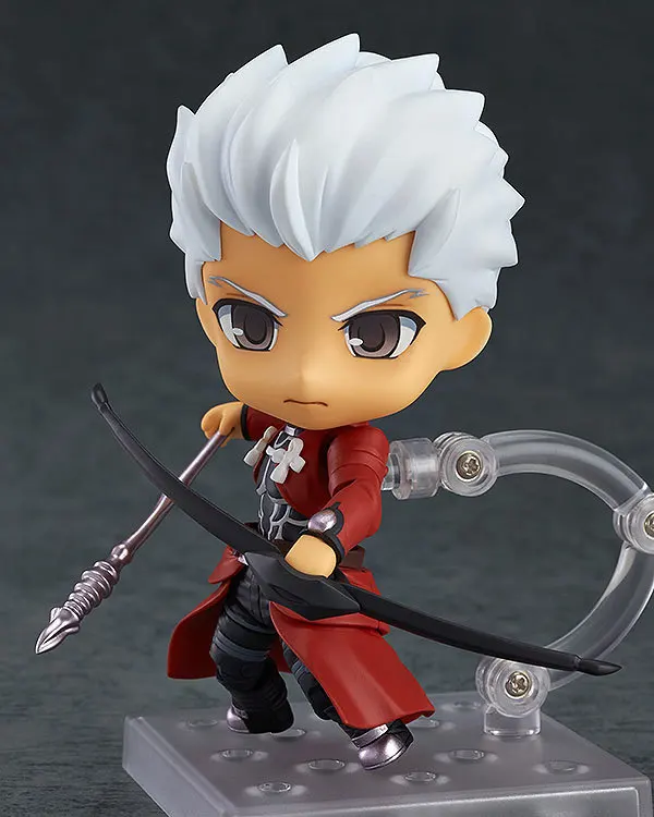 Аниме Fate/Stay Night слуга эмия Арчер ПВХ фигурка 486 подвижная Nendoroid Q версия коллекция моделей кукол игрушки подарок