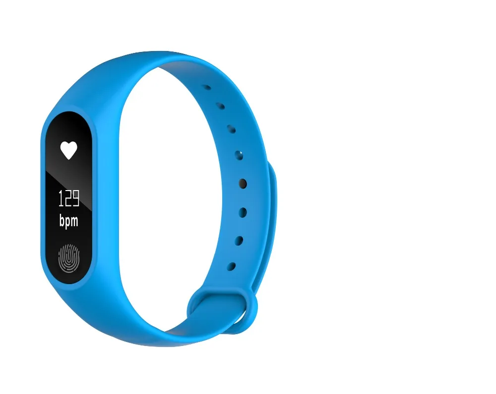 M2 Plus Wristband Bracelet Smart Heart Rate Monitor Fitness Tracker Touchpad Bluetooth Smart band add a