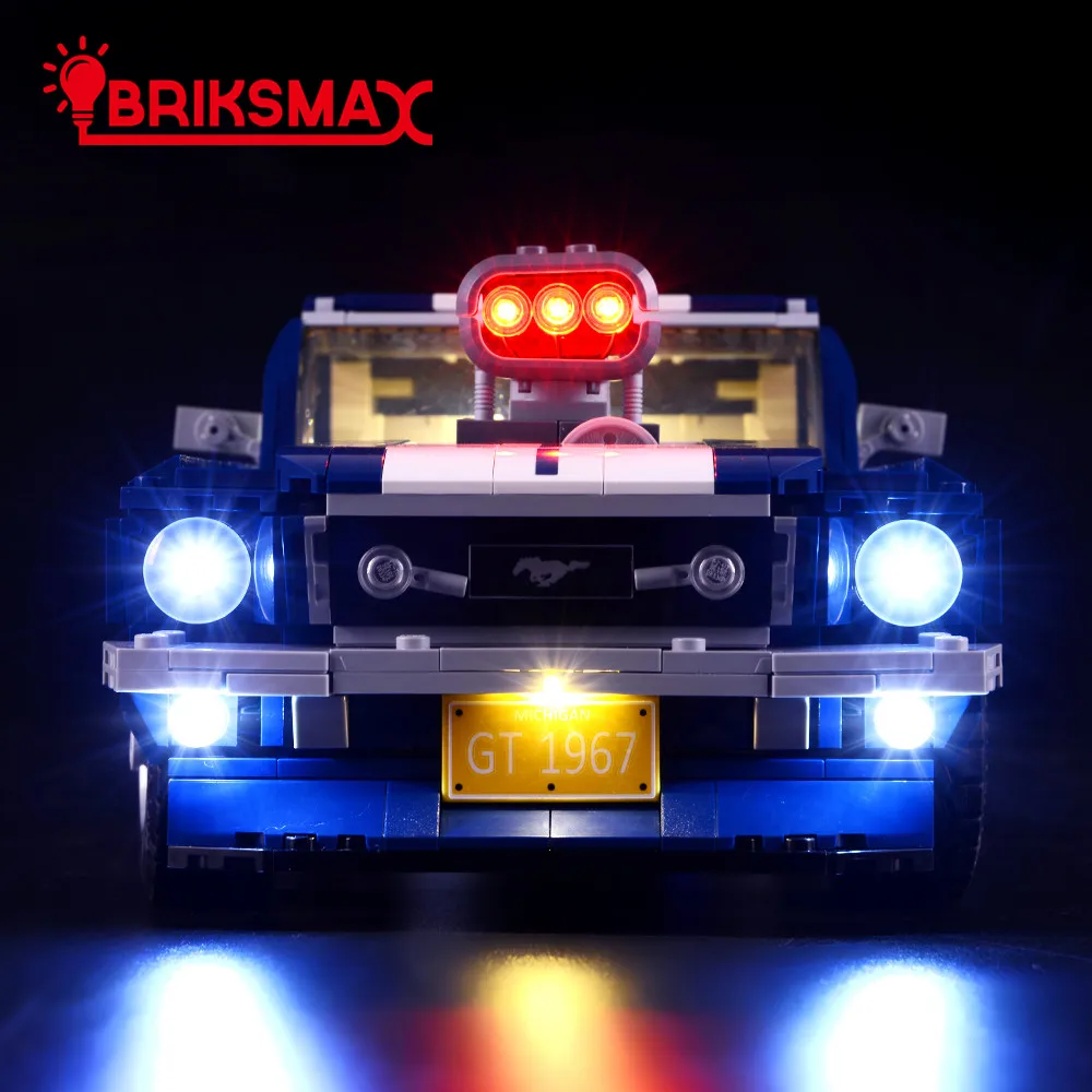 BriksMax Led светильник ing Kit для 10265 Creator серии Ford Mustang светильник(не включает модель