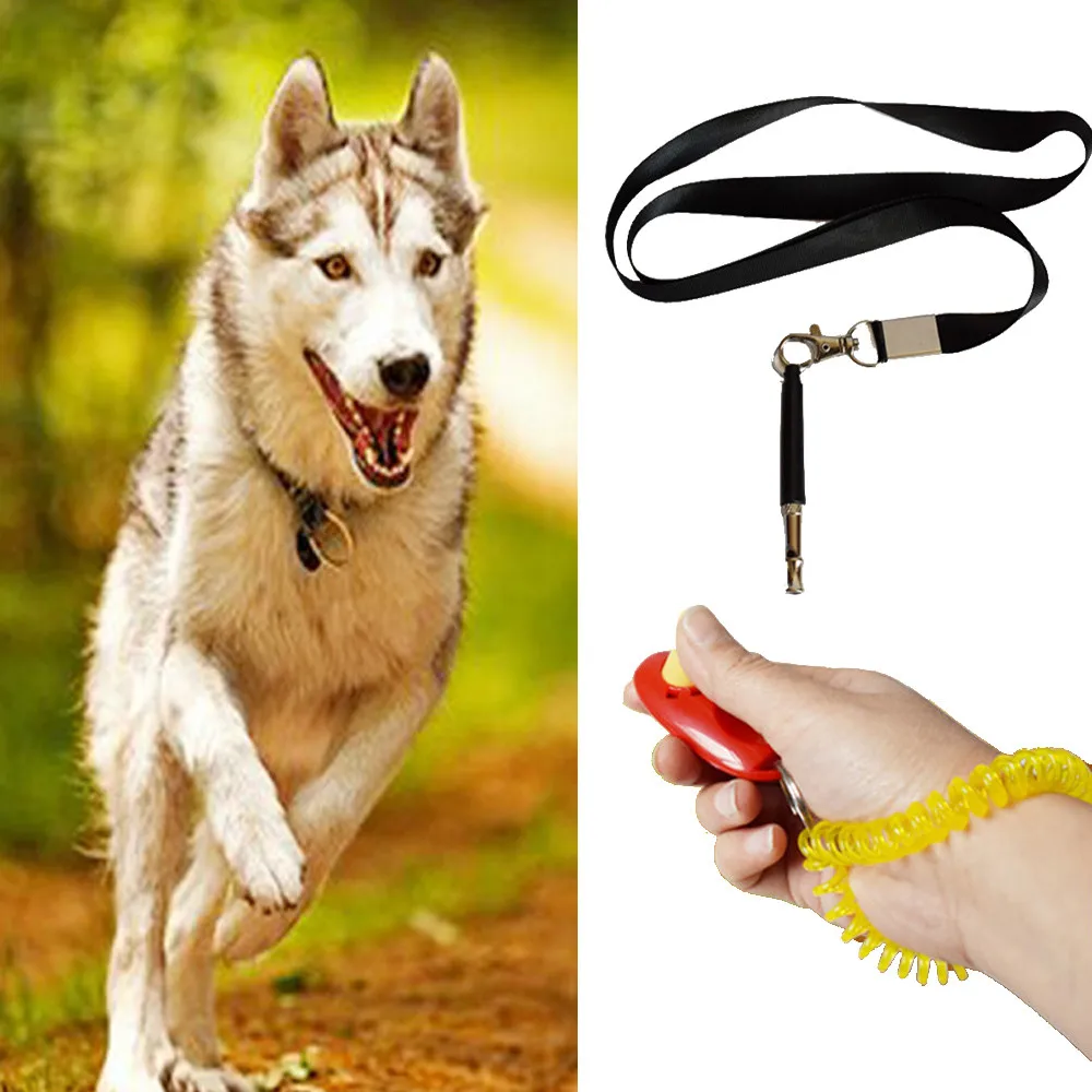 Dropshipping Pet Dog Training Whistle Ultrasonic Cat Bird Clicker Bark Control Obedience | Дом и сад
