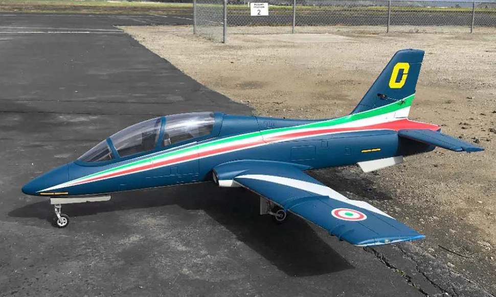 

8 CH Model Blue MB-339 (Turbine Ready) Foam RC Turbine Jet
