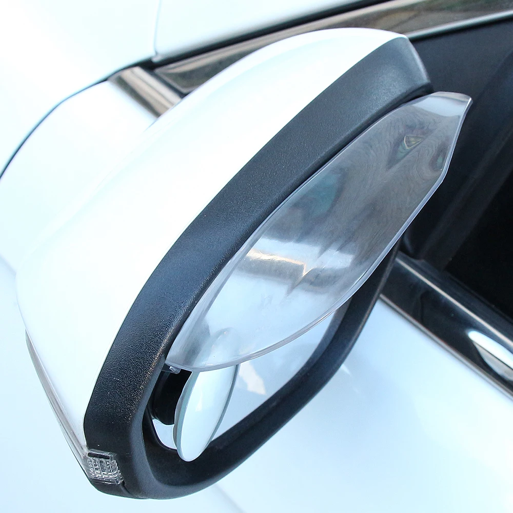 

1Pair Car Back Mirror Eyebrow Rain Cover For Volkswagen POLO Tiguan Passat Golf Jetta Bora Touareg Touran CC Phaeton