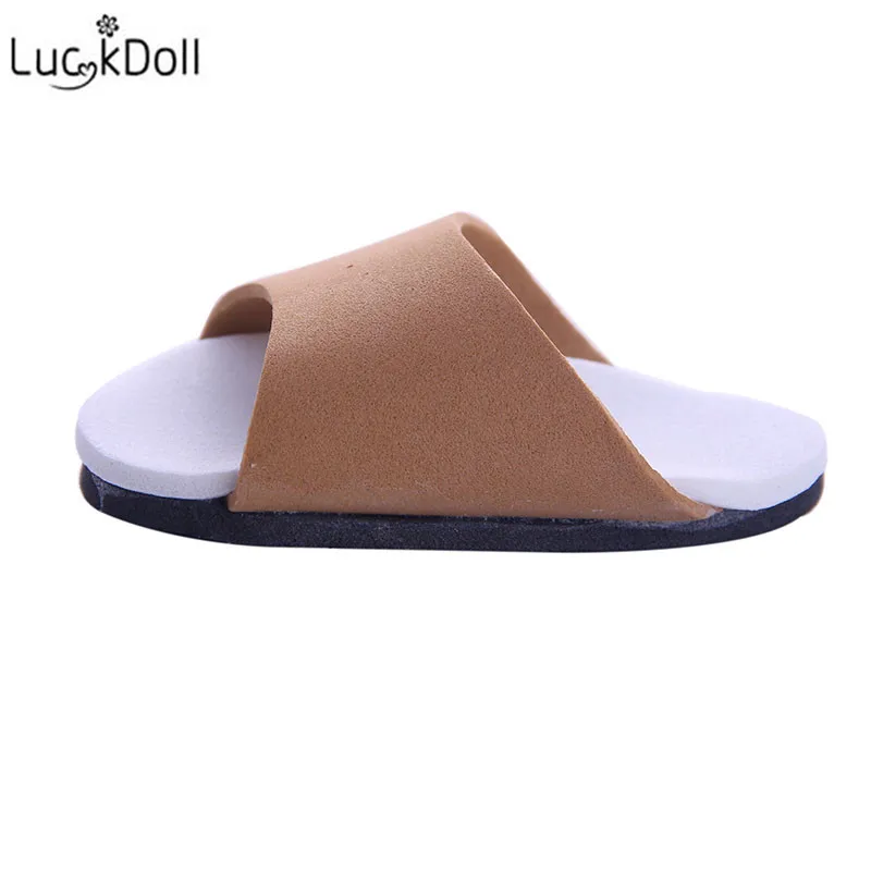 Luckdoll рекламные куклы мини-тапочки fit 18 дюймов американская кукла женщина и 43 см аксессуары для детской куклы игрушки для детей