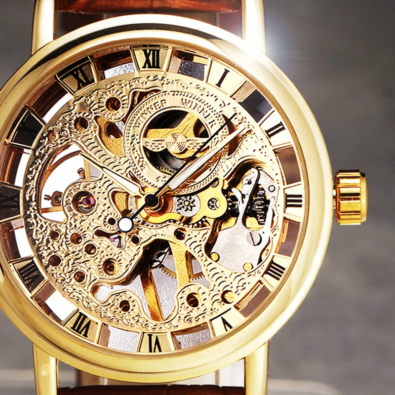 Prix pour 2017 New Hot Vente Mode Squelettique Mécanique Hommes Montre Gagnant De Luxe De Marque Bracelet En Cuir D'affaires Montre-Bracelet CLASSIQUE OR Prix pour 2017 New Hot Vente Mode Squelettique Mécanique Hommes Montre Gagnant De Luxe De Marque Bracelet En Cuir D'affaires Montre-Bracelet CLASSIQUE OR