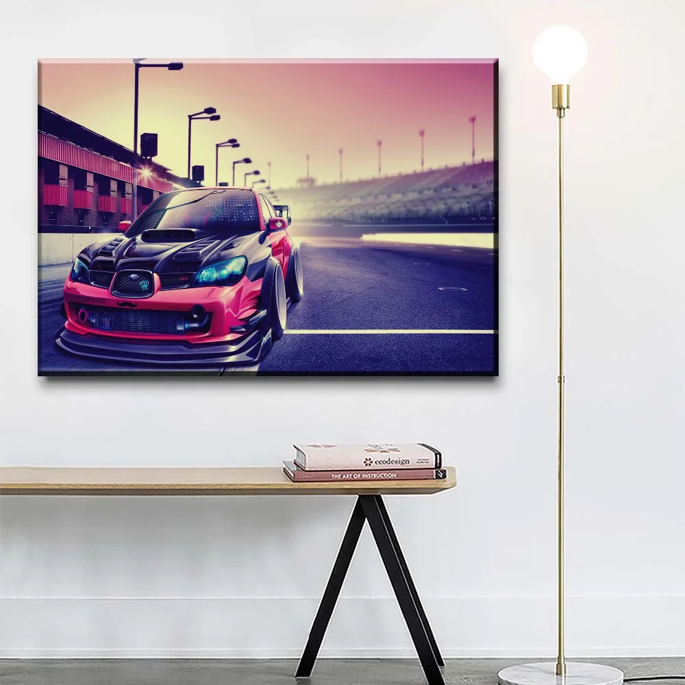 SUBARU IMPREZA CLASSIC CAR WALL ART STICKER,DECAL