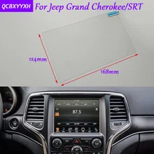 Автомобильный Стайлинг gps навигационный экран Стеклянная Защитная пленка-стикер для Jeep Grand Cherokee/SRT аксессуары управление ЖК-экраном
