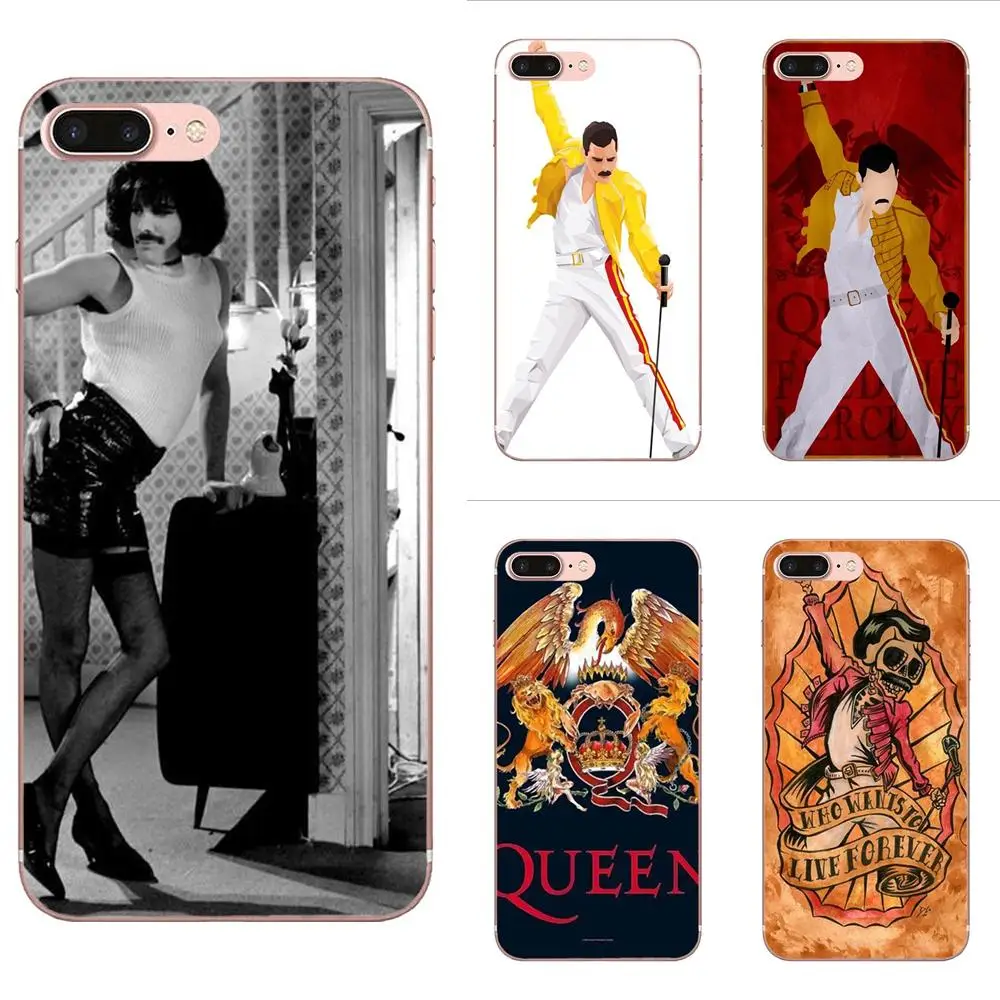 

For Huawei Honor 4C 5A 5C 5X 6 6A 6X 7 7A 7C 7X 8 8C 8S 9 10 10i 20 20i Lite Pro Soft TPU Call Box Queen Freddie Mercury