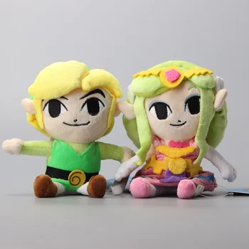 

2 Pcs/Set Waker Link Princess Wind Waker Doll 7-8" Children Gift
