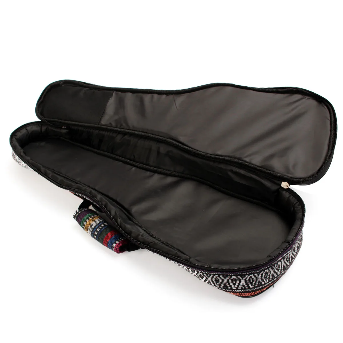 Cebra 21/23/26 pulgadas algodón nylon acolchado bajo portátil Guitarras funda Ukuleles caja Guitarras ra cubierta mochila con doble correa