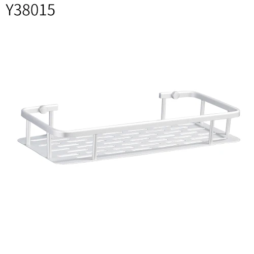 Frap New Arrival Wall Mounted Shelf Bathroom Shelf Basket Storage Holder Hanging Space Aluminum Kitchen Bathroom Hardware Y38015 - Цвет: Y38015