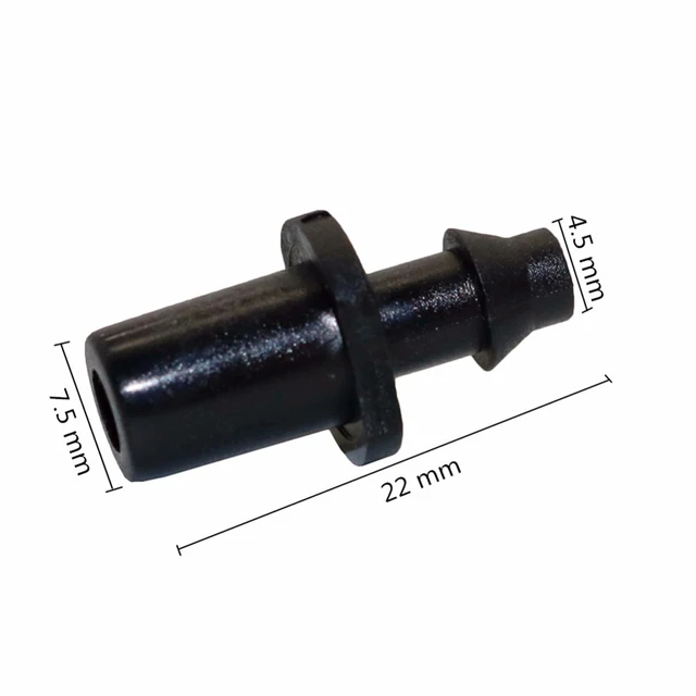 6 Mm/7,5 Mm Egyetlen Barb Egyenes Csatlakozó Víz Gyors Csőcsatlakozó Műanyag Kerti Öntözéshez 1/4 "Tömlő 50 Db - Image 3