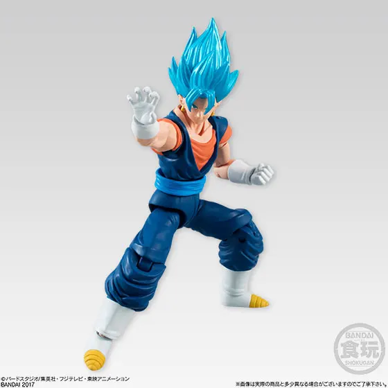 PrettyAngel-Подлинная фигурка Bandai Tamashii Nation SHODO Vol.5 Dragon Ball Z Vegetto& Bardock& Broly(9 см в высоту