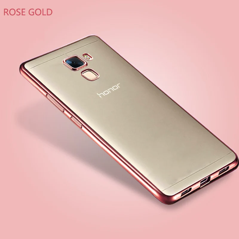 Ультратонкий чехол MONASI honor7 из прозрачного розового золота для honor 7 оригинальный