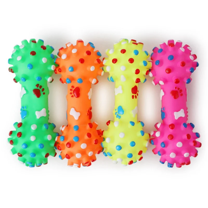 Pet Dog Colorful Chew Toys for Cleaning Teeth Durable Molar Solving Boredom | Дом и сад