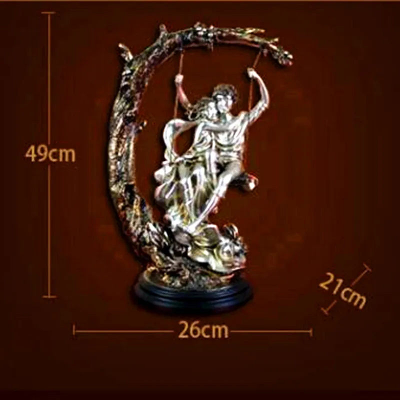  Lovers Trapeze Full-Length Portrait Sculpture Creative Craftwork Bedroom Decoration Valentine's Day - 32955063945
