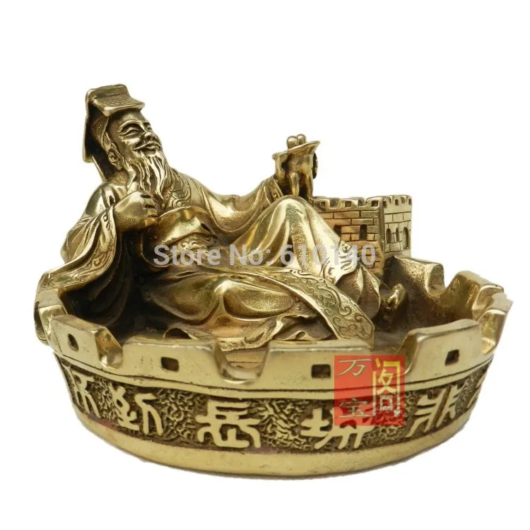 

Terracotta ashtray Wall ashtray copper ornaments home feng shui ornaments