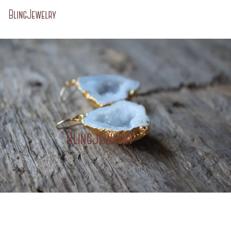 20181018-ER18814-gold edged natural quartz geode stone earrings_4