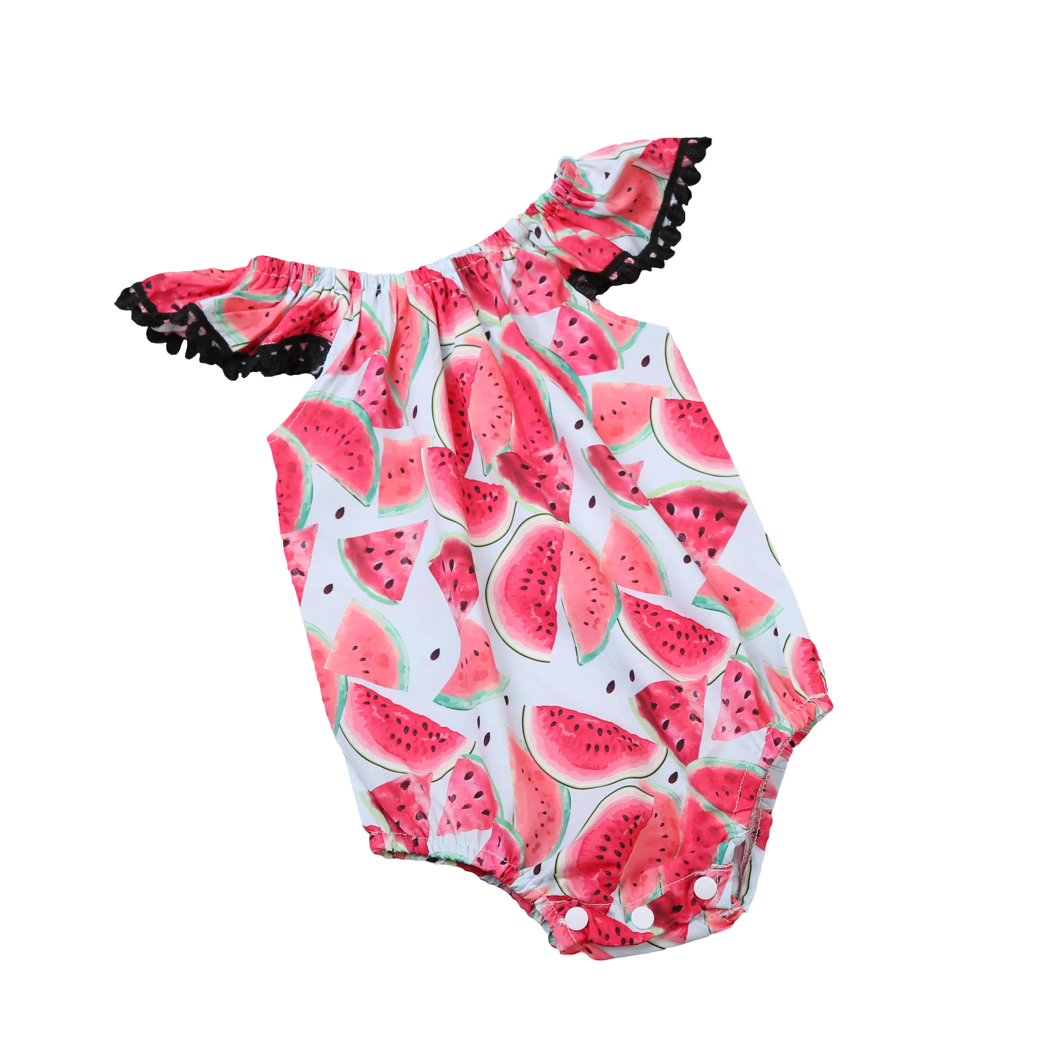 Watermelon Baby Girls bodysuit summer kids girl jumpsuit overalls cute