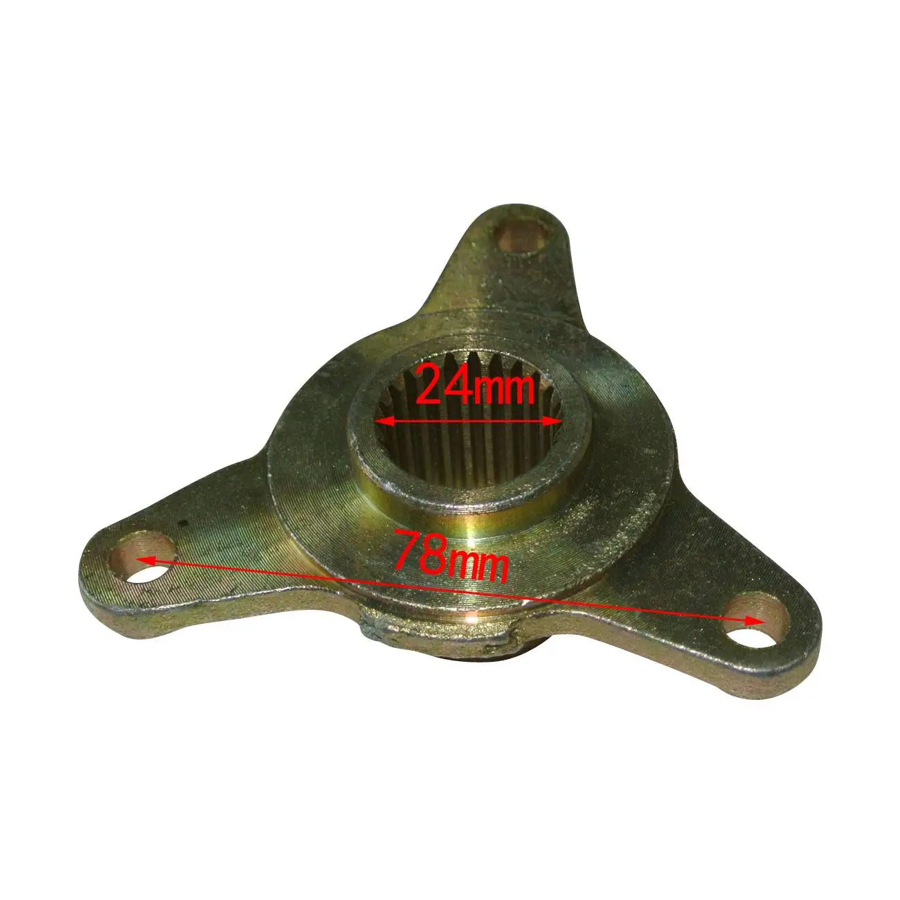 Wheel Rear Axle Hub for 110cc Quad Dirt Bike ATV 3 Stud 23 T Spline