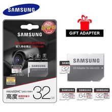 SAMSUNG Microsd 32 Гб 64 Гб Micro SD карта класс 10 128 ГБ SDHC SDXC PRO выносливость высокое качество C10 UHS-1 транс флэш-карта памяти