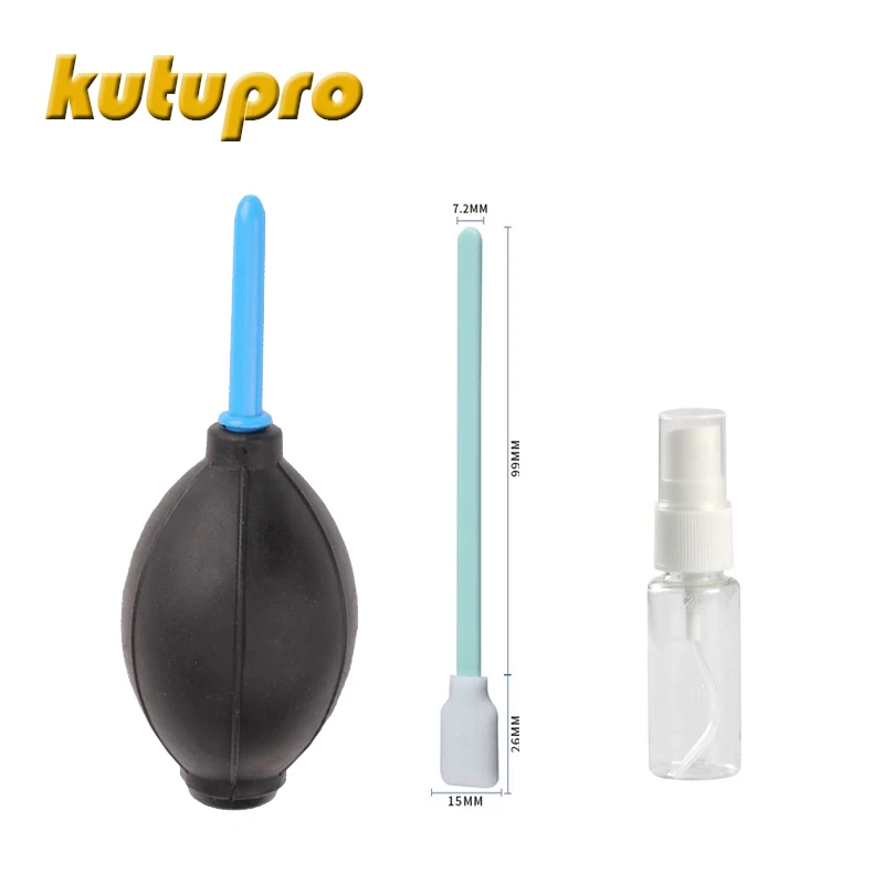 Hot Sale Camera Lens Cleaning Kit 3in1 air blower CCD COMS Wet Sensor Swab Cotton for Nikon Canon Sony Pentax | Электроника