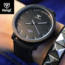 HongC Quartz Watch Men 2017 Wristwatch Male Clock for Wrist Watch Mens Top Brand Luxury Famous Quartz-watch Relogio Masculino