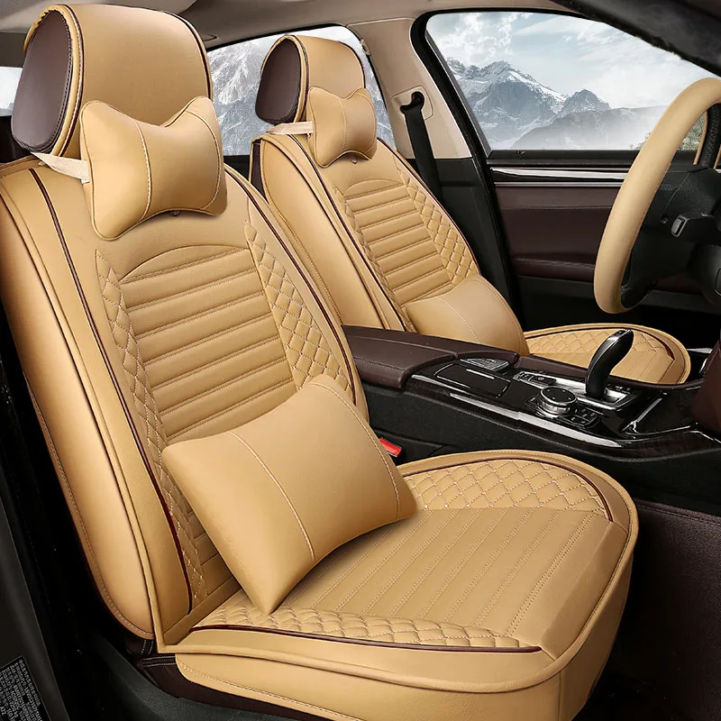 (Front + Rear) Leather car seat covers For Subaru Impreza XV WRX STI