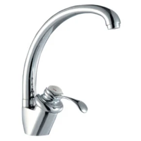 X8060K5 Luxury Deck Mounted Chrome Finish Brass Material Hot and Cold Water Sink Tap