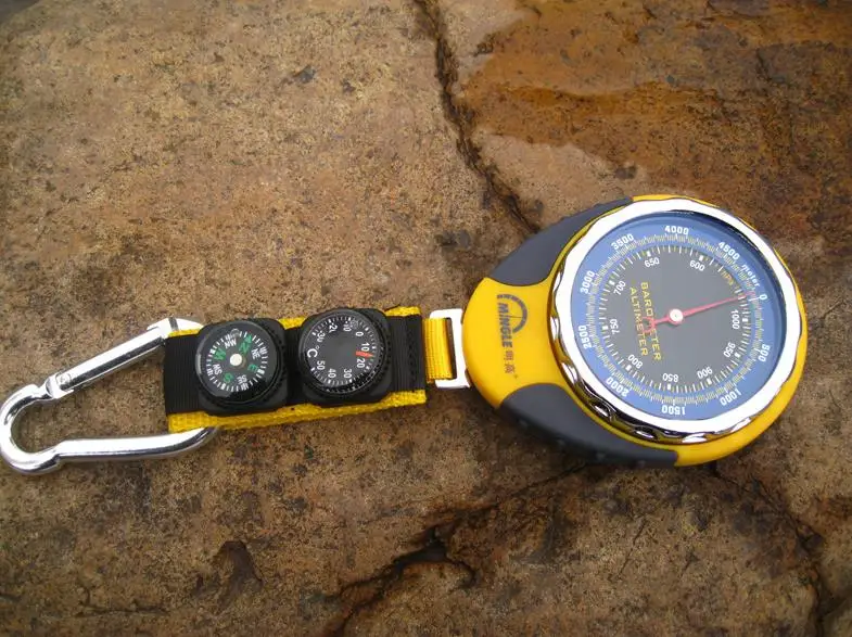 Travel Kits 4 in 1 Digital Mini Compass Altimeter Thermometer Barometer