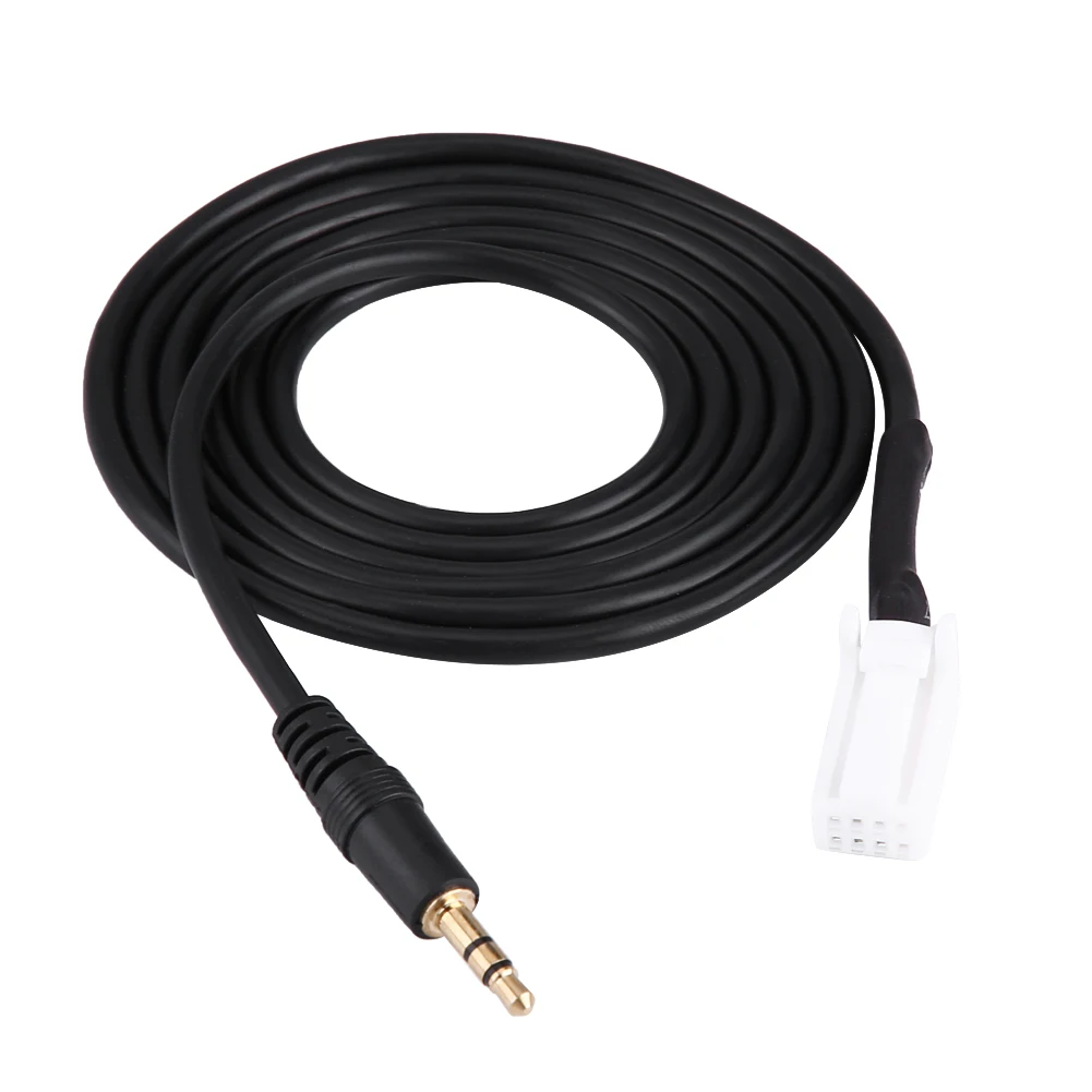 

SOONHUA Car Audio AUX Input Cable Adapter 8pin connector Cables 3.5mm headphone plug Cable 2019