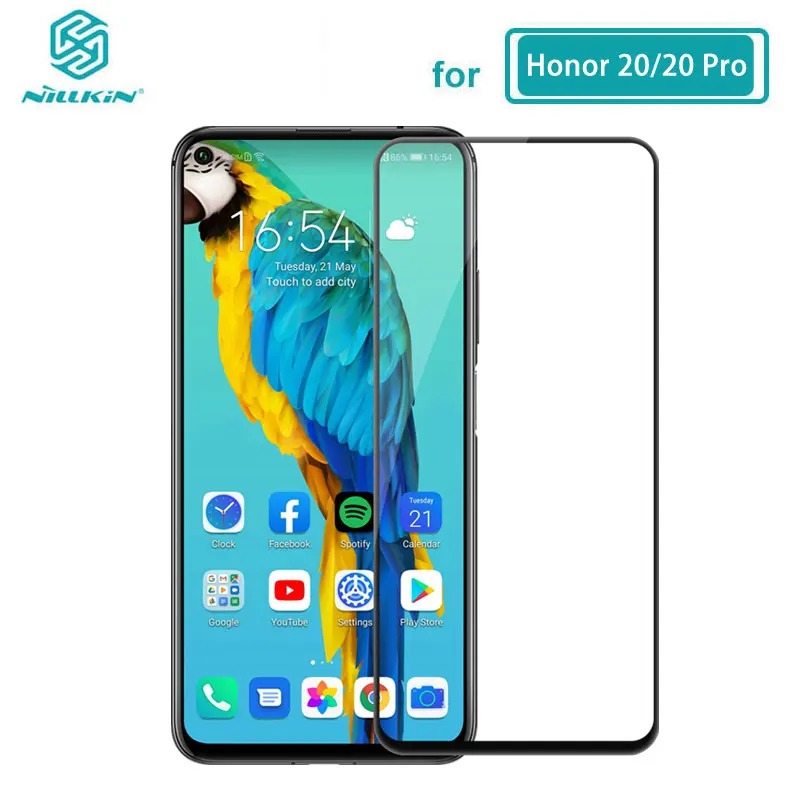 Закаленное стекло для huawei Honor 20 Pro 20S Nova 5T Nillkin CP+ Pro 2.5D полное клеевое Защитное стекло для экрана huawei Honor 20