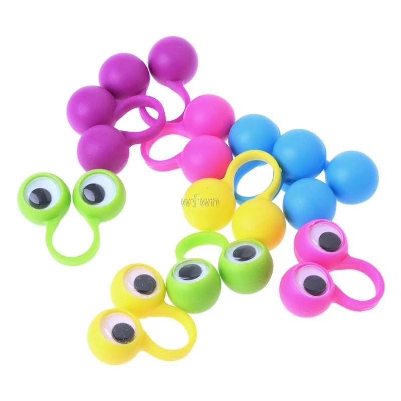 Новинка 10 шт. глазные пальчики куклы кольца для глаз детские игрушки подарок клейкие аксессуары MAY15 дропшиппинг