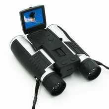 12x32 мм цифровой бинокль с камерой с 2-дюймовым ЖК-дисплей Дисплей 5MP видео фото Регистраторы телескоп с микро-зарядка через usb кабель