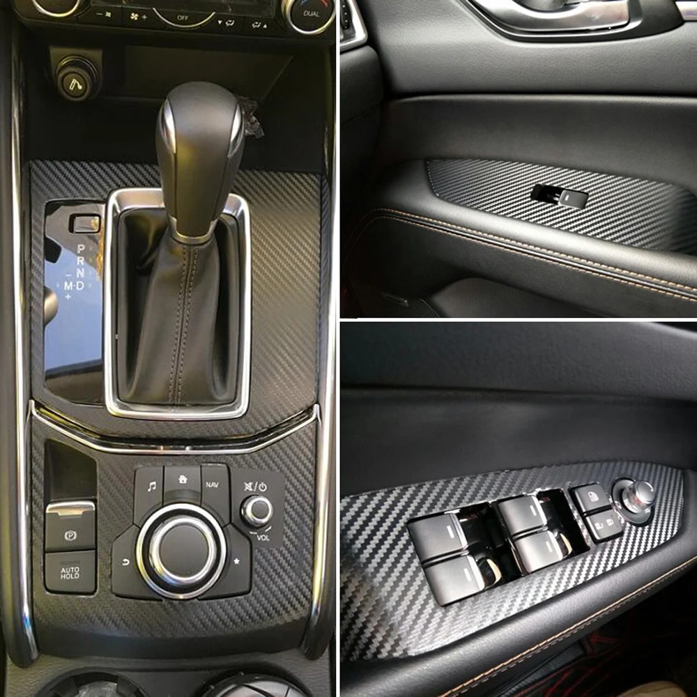Для Mazda CX 5 2017 2019 внутренняя Центральная панель управления дверная ручка 3D/5D