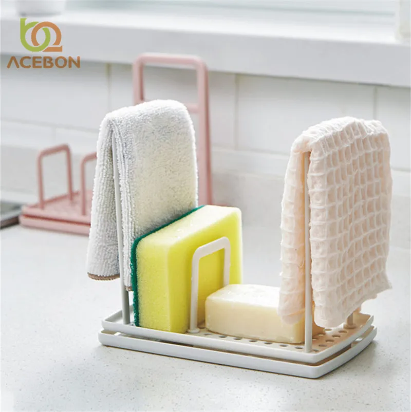 ACEBON 1 шт. полка для хранения подставка губки Pad полотенце многофункциональный