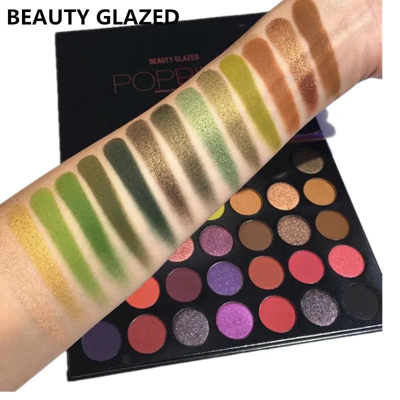 

BEAUTY GLAZED Makeup Palette Beauty Glazed POPPING Palette Eyeshadow 35colors Eye shadow Top Quality