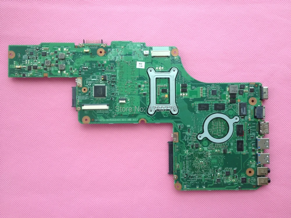 Для Toshiba L850 Материнская Плата Ноутбука H000051770 HM76 Чипсет HD 7670 М 2 ГБ 6050A2491301 MB 100%