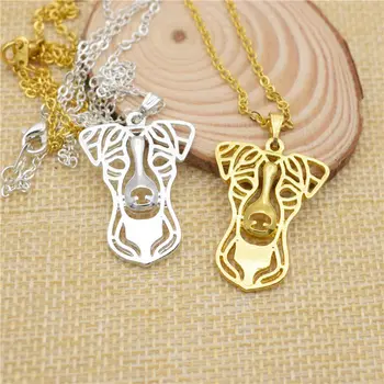 

LPHZQH Fashion Accessory Boho Chi Cute Necklace Jack Russell Terrier Choker Pendant Women Necklace Collares Jewelry Gift Punk