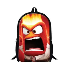 movie Inside Out cartoon Characters print bag for kids School Bags 
