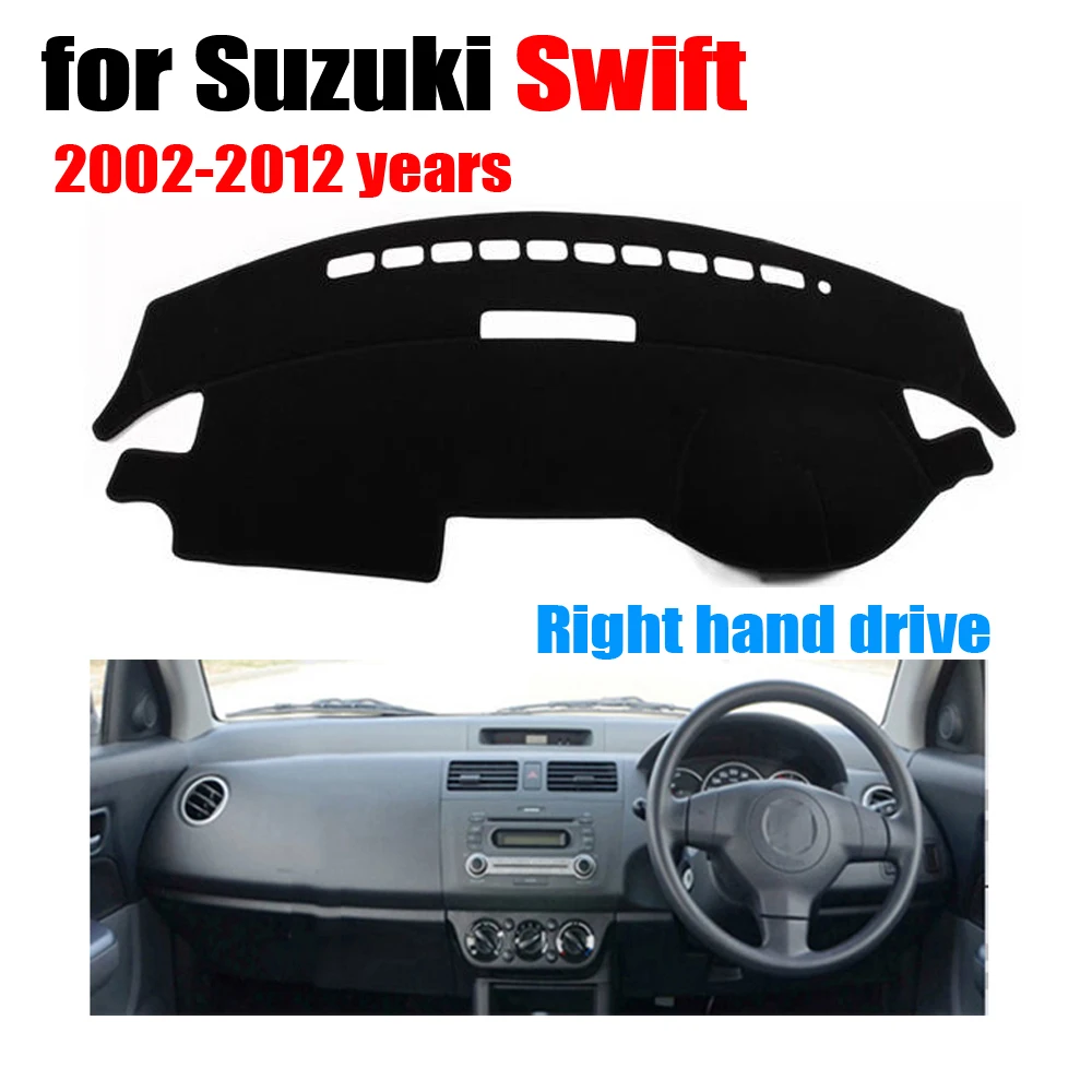 Автомобильные чехлы на приборную панель для Suzuki Swift 2002-2012 лет с правым приводом dashmat pad dash cover авто аксессуары для приборной панели