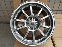 17 “JANTES HIPER PRETO SE ENCAIXA Honda Toyota Nissan Skyline W018