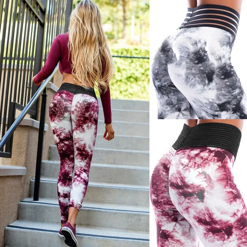 

women yoga pants elastic 3D printed leggings skinny pant sweatpants female running jogging fitness gym workout pants activewear